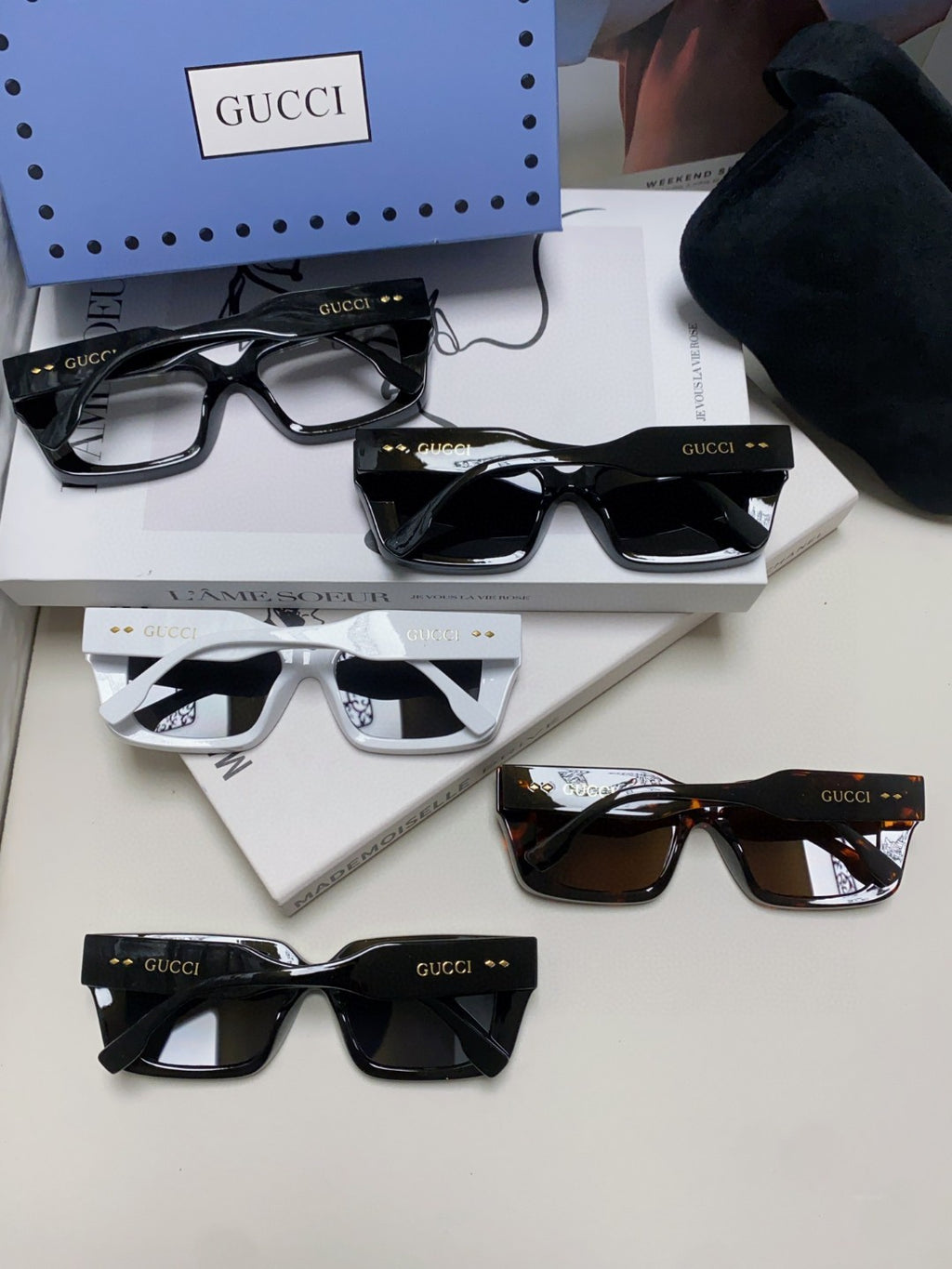 Gucci GG1529S Fashion Silver Lens Sunglasses for Men & Women - detail image 7