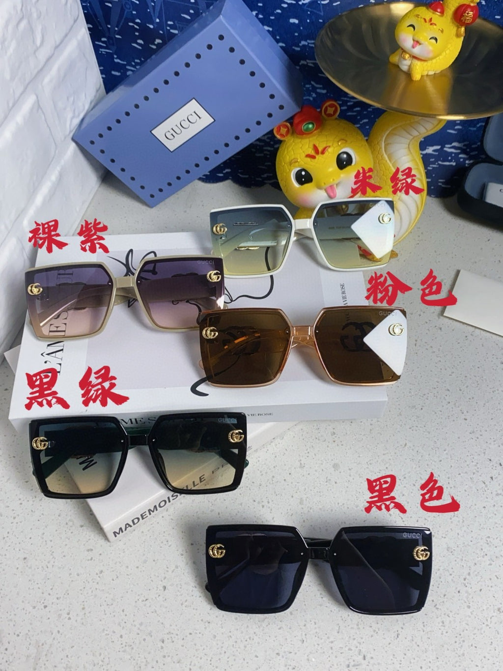 Gucci Polarized Fashion Silver Lens Sunglasses for Women - 486439 - detail image 12