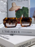 Fendi Square Gold Lens Sunglasses for Men & Women