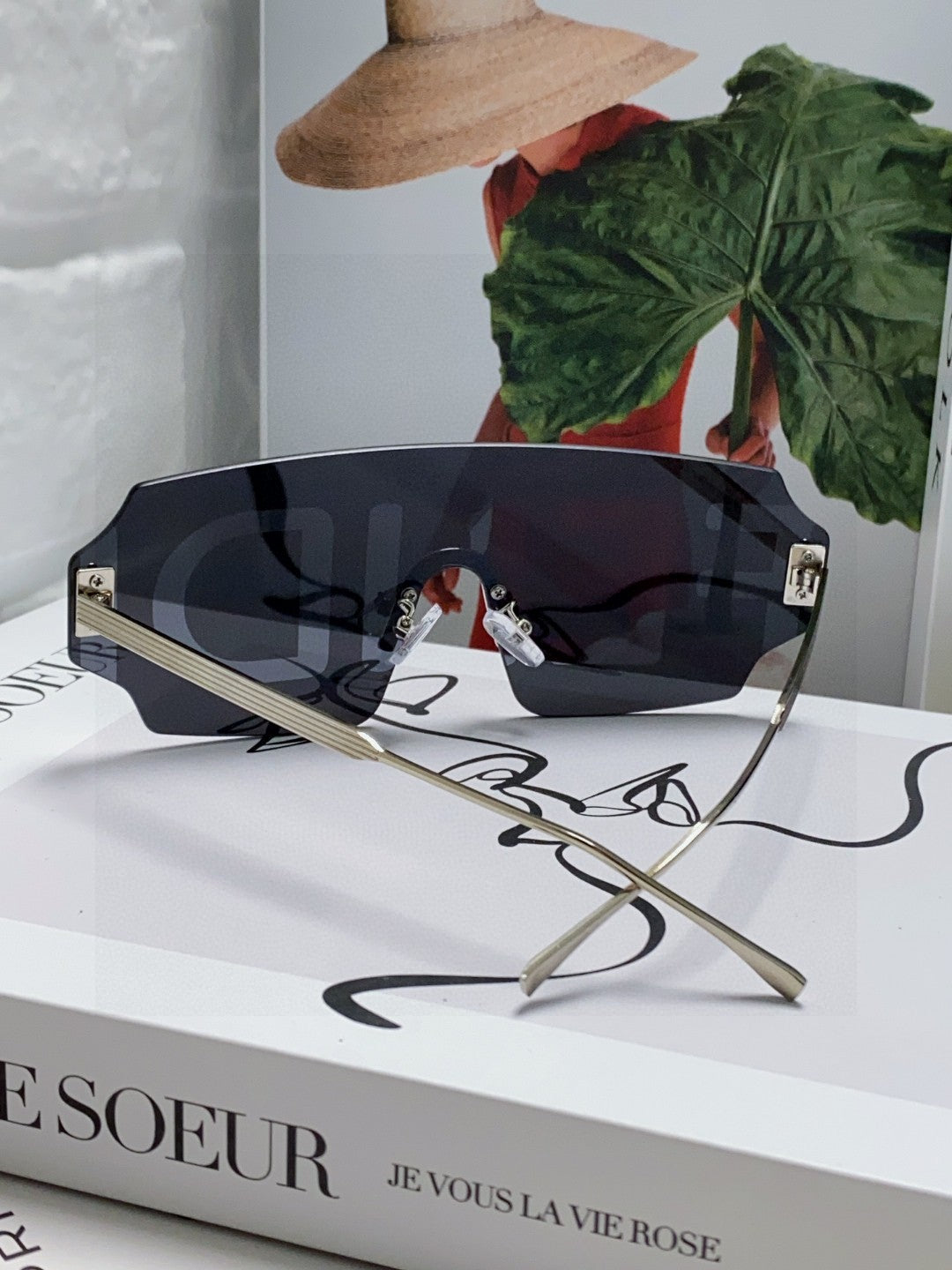 Fendi Lightweight Rimless Gray Lens Sunglasses for Men & Women - 399280