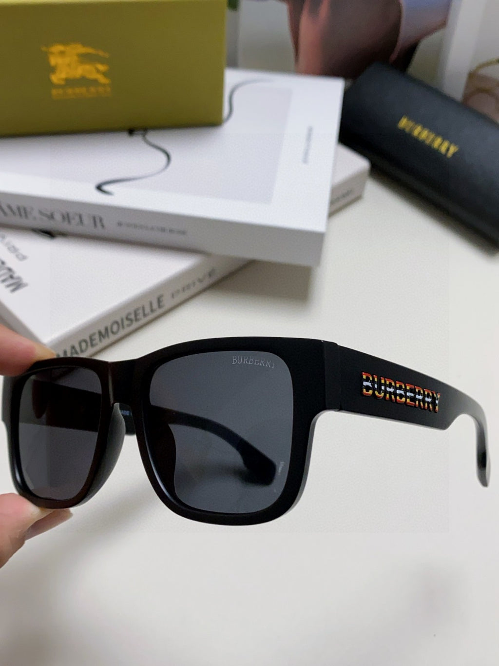 Burberry Fashion Black Lens Sunglasses for Men & Women - 372332 - detail image 7