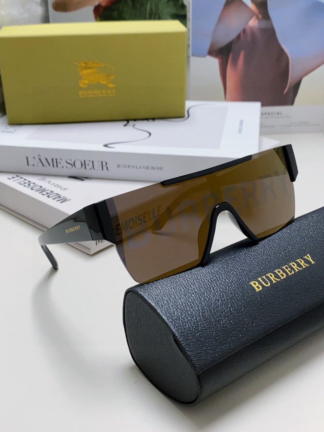 Burberry Fashion Silver Lens Sunglasses for Men & Women - 372323 - detail image 7