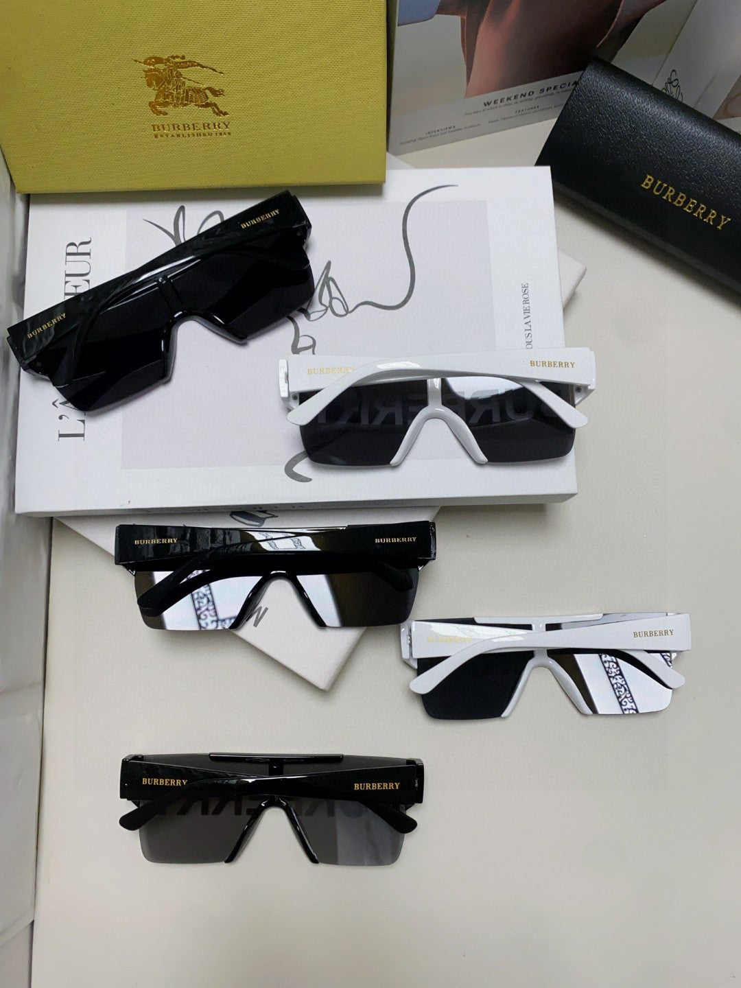 Burberry Fashion Black Lens Sunglasses for Men & Women - 372324 - detail image 8