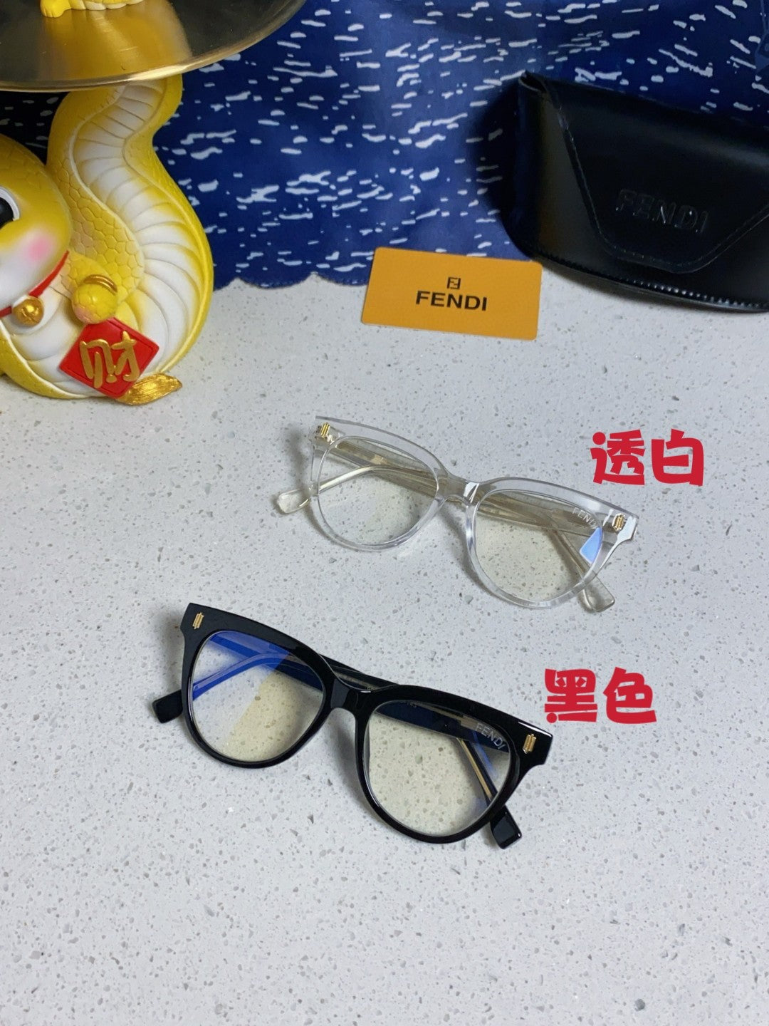 Fendi Blue-Light Square Silver Lens Sunglasses for Men & Women - detail image 11