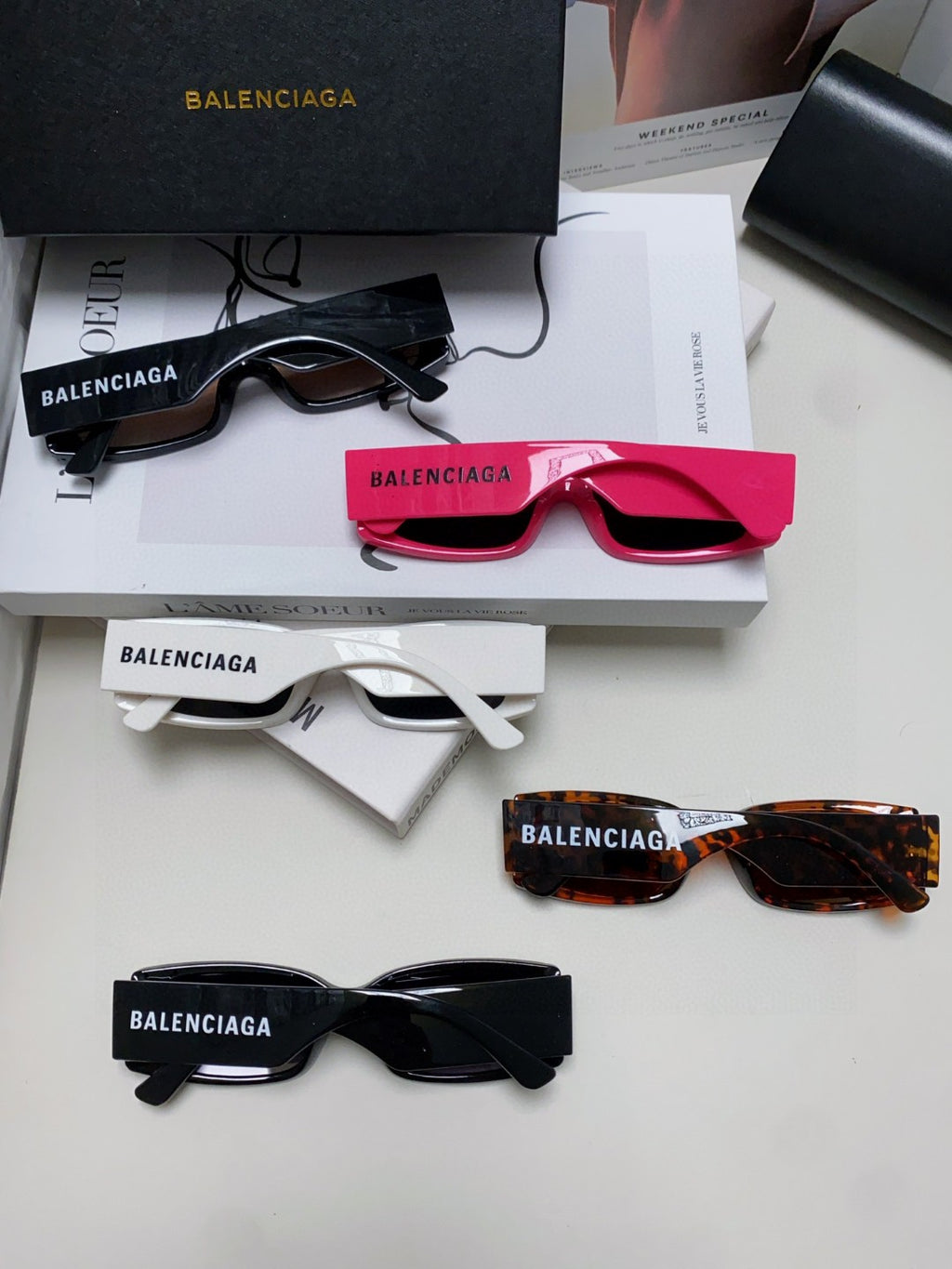 Balenciaga Fashion Silver Lens Sunglasses for Men & Women - 382912 - detail image 8