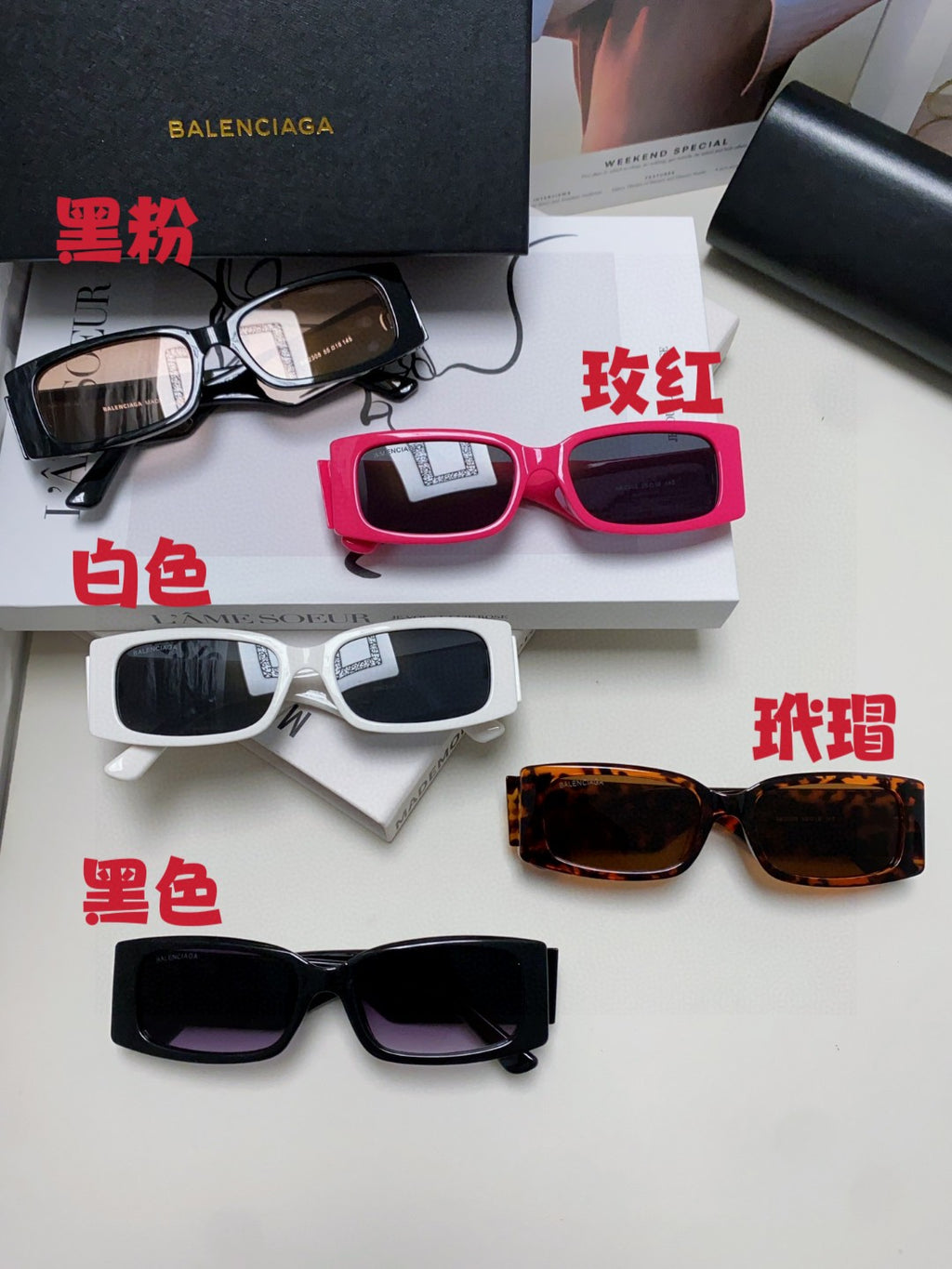 Balenciaga Fashion Brown Lens Sunglasses for Men & Women - 382915 - detail image 9