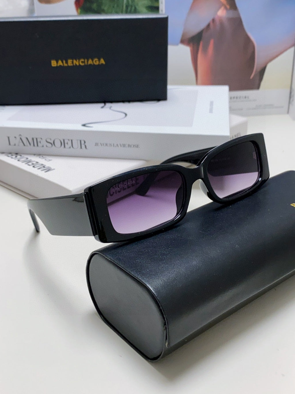 Balenciaga Fashion Silver Lens Sunglasses for Men & Women - 382916 - detail image 7