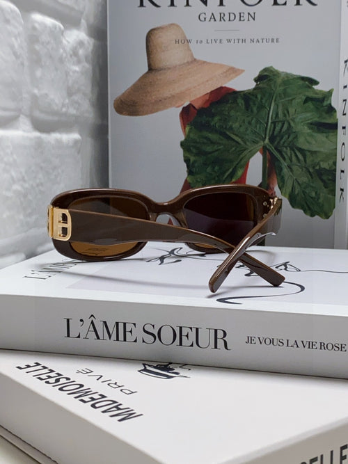 Balenciaga BB0310SK Slim Brown Lens Sunglasses for Men & Women - detail image 2