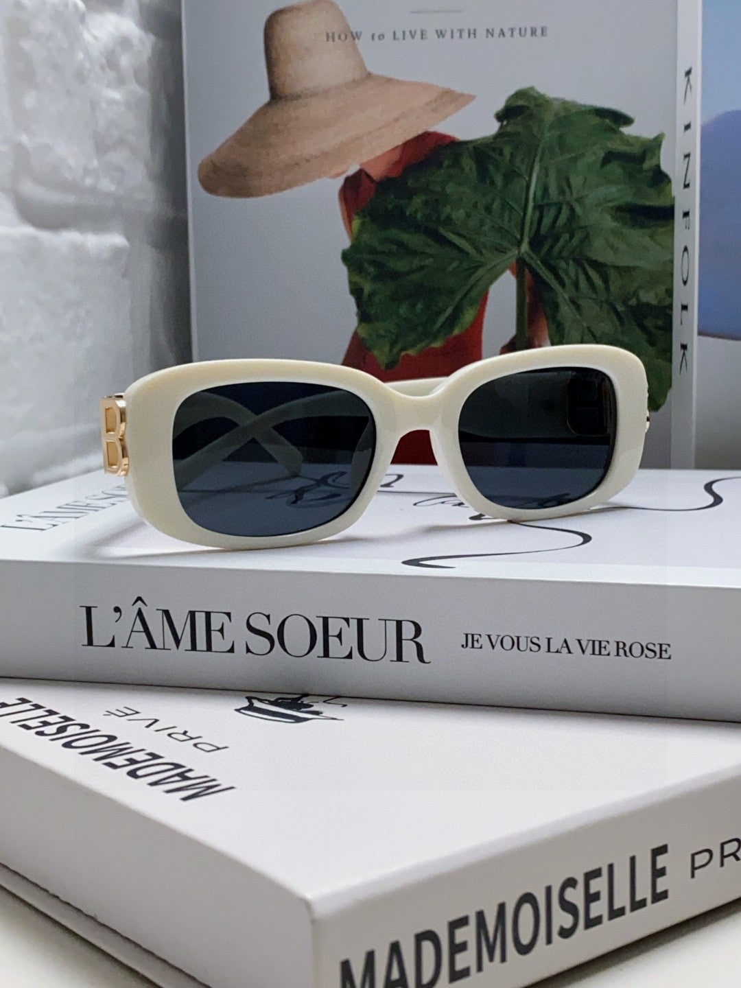 Balenciaga BB0310SK Slim Red Lens Sunglasses for Men & Women
