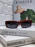 Balenciaga Rectangular Black Lens Sunglasses for Men & Women - 382920
