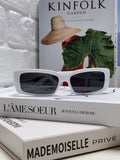 Balenciaga Rectangular Gray Lens Sunglasses for Men & Women - 382921