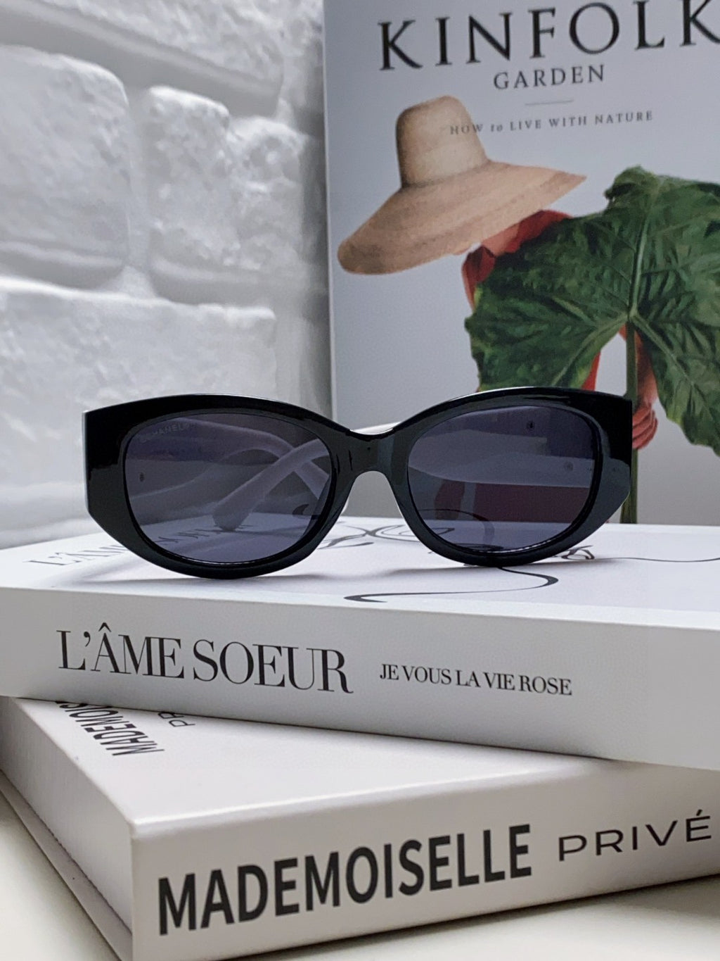 Chanel Oval Silver Lens Sunglasses for Men & Women