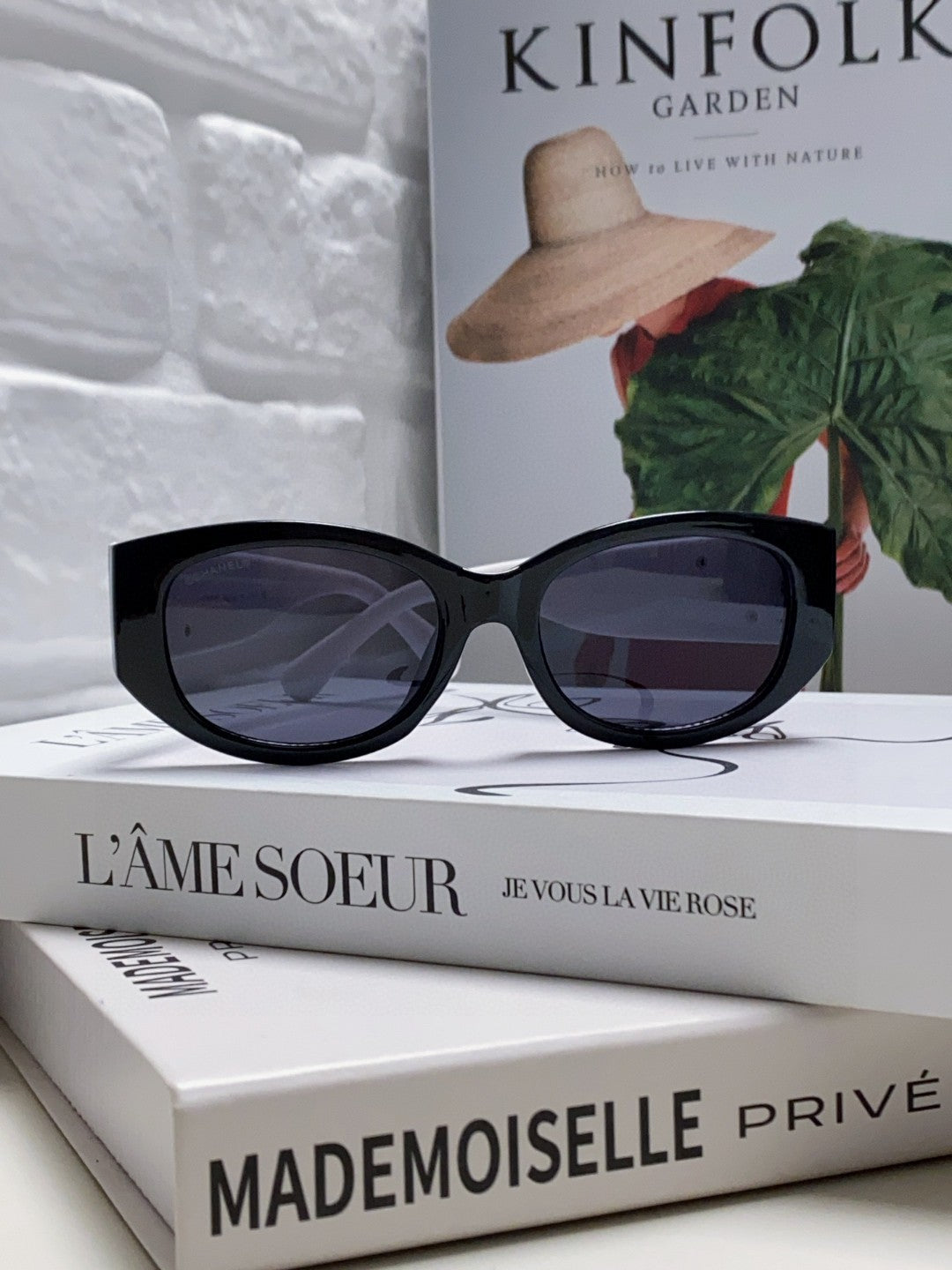 Chanel Oval Silver Lens Sunglasses for Men & Women