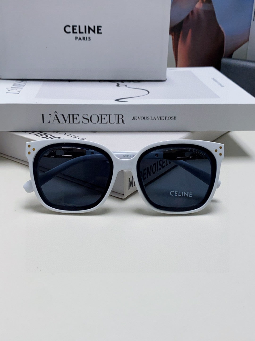 Celine Fashion Blue Lens Sunglasses for Men & Women - 398809 - detail image 5