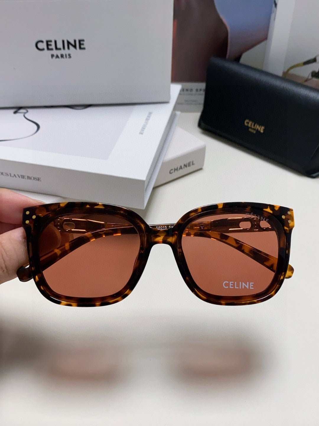 Celine Fashion Red Lens Sunglasses for Men & Women - 398810 - detail image 3