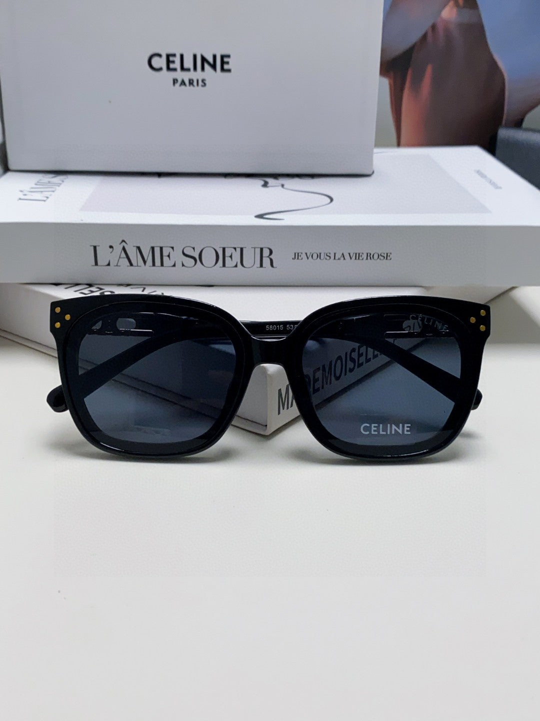 Celine Fashion Blue Lens Sunglasses for Men & Women - 398811 - detail image 6