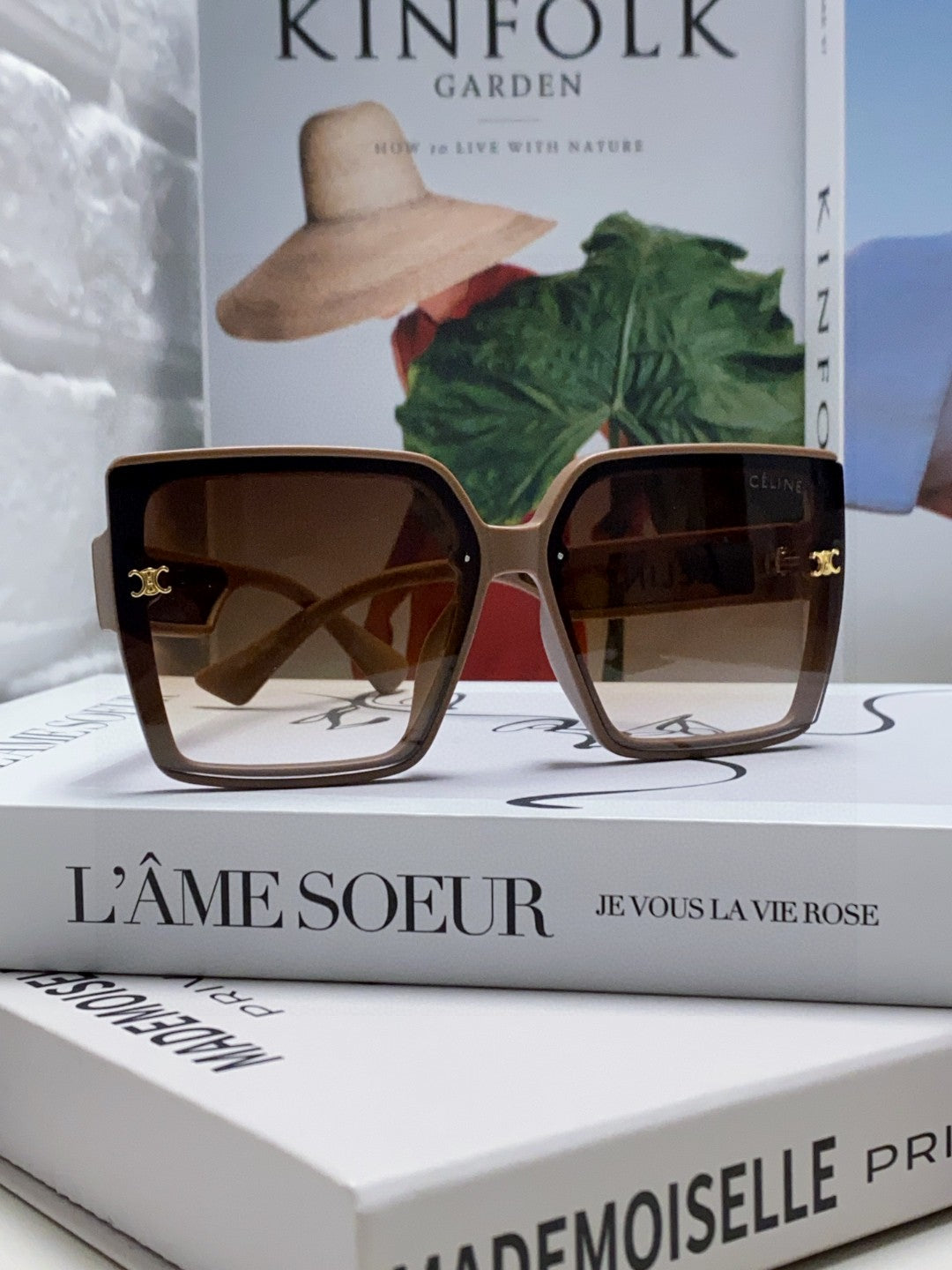 Celine Oversized Brown Lens Sunglasses for Men & Women