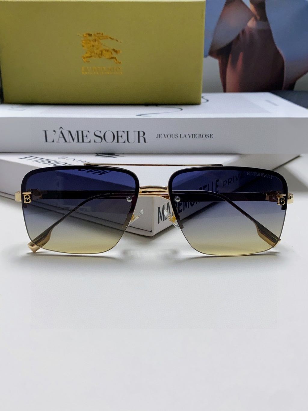 Burberry Fashion Gray Lens Sunglasses for Men & Women - 399061 - detail image 6