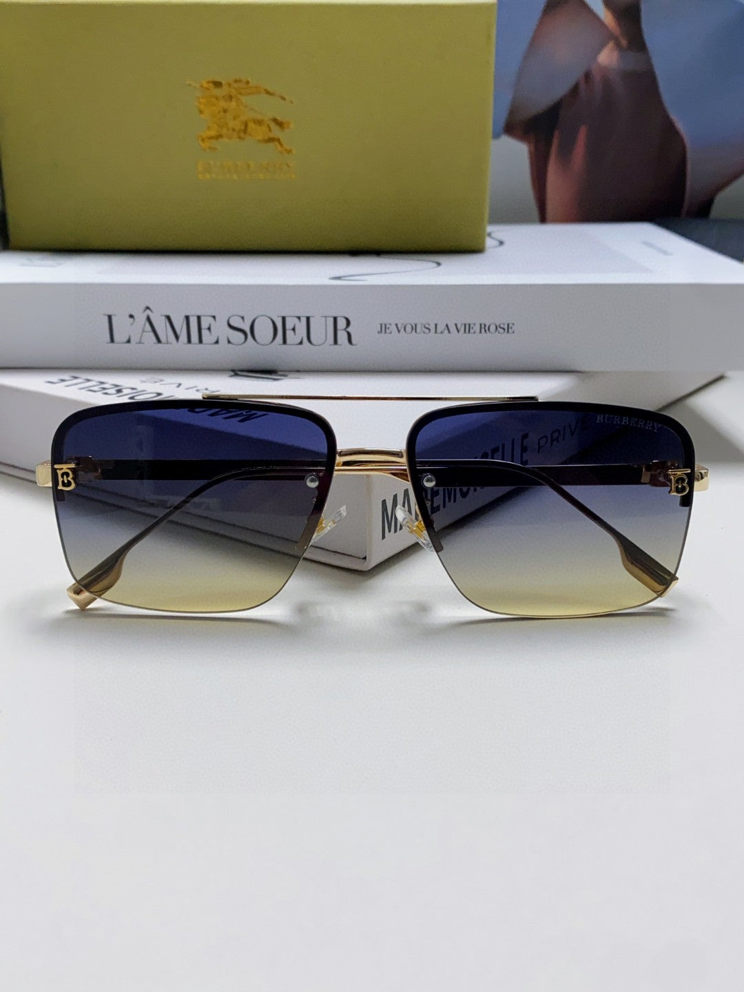 Burberry Fashion Gray Lens Sunglasses for Men & Women - 399061 - detail image 6