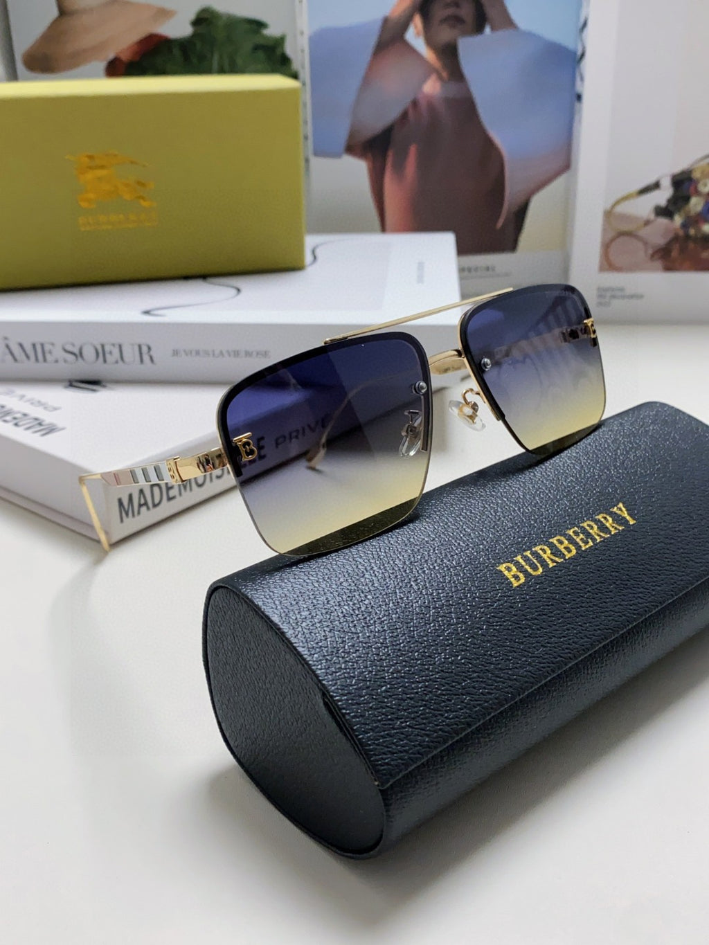 Burberry Fashion Gray Lens Sunglasses for Men & Women - 399061 - detail image 7