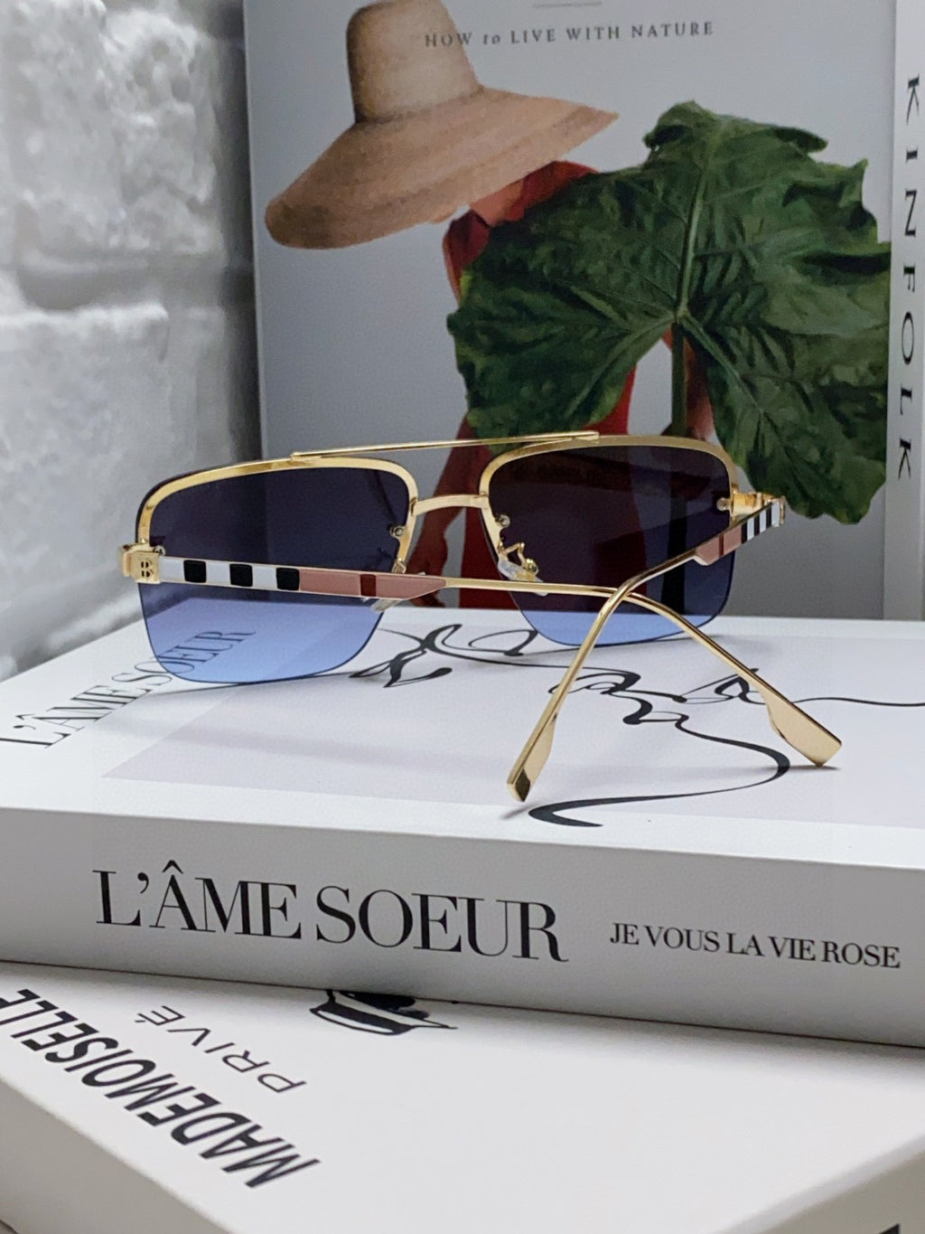 Burberry Fashion Blue Lens Sunglasses for Men & Women - 399062 - detail image 2