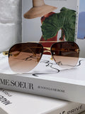Burberry Round Brown Lens Sunglasses for Men & Women