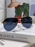 Burberry Round Blue Lens Sunglasses for Men & Women