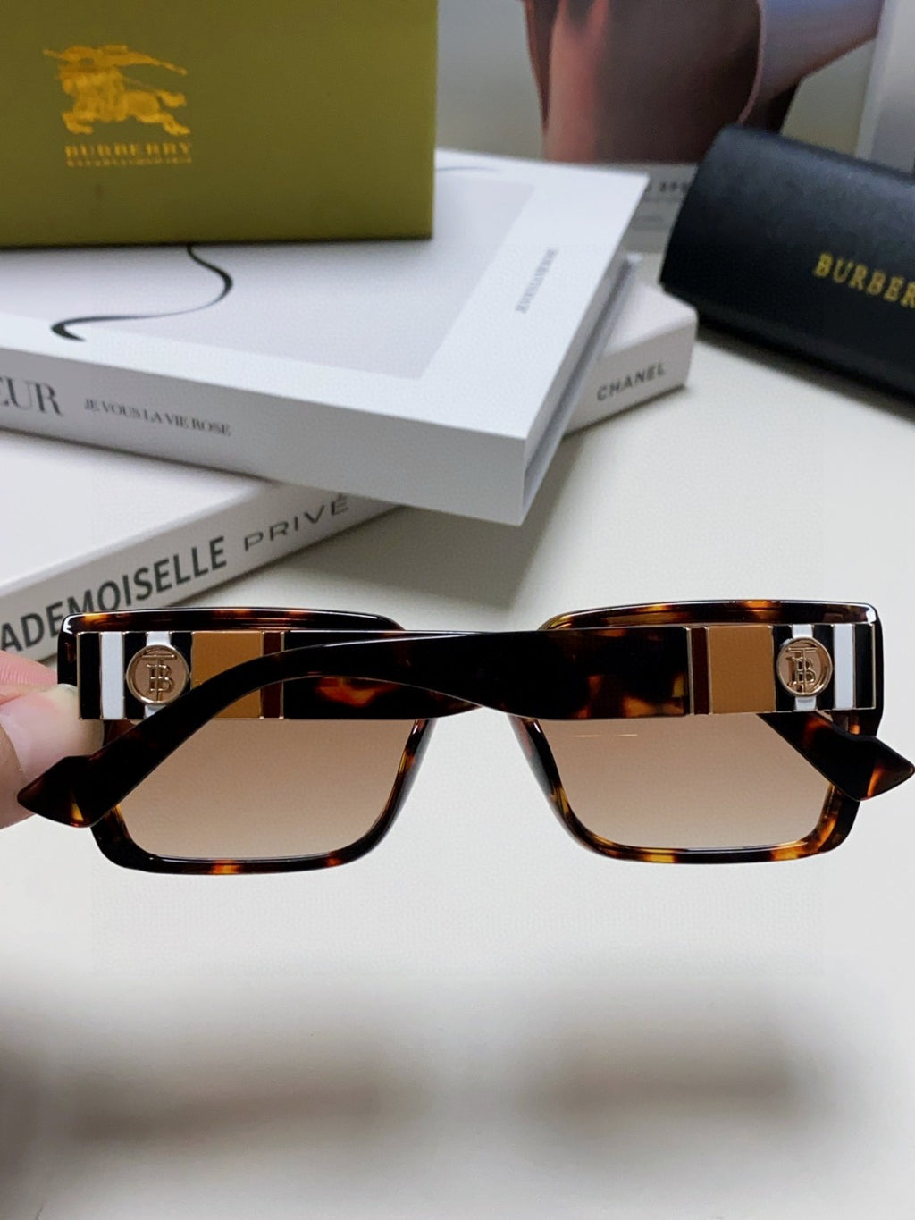 Burberry Fashion Silver Lens Sunglasses for Women - 399098 - detail image 4