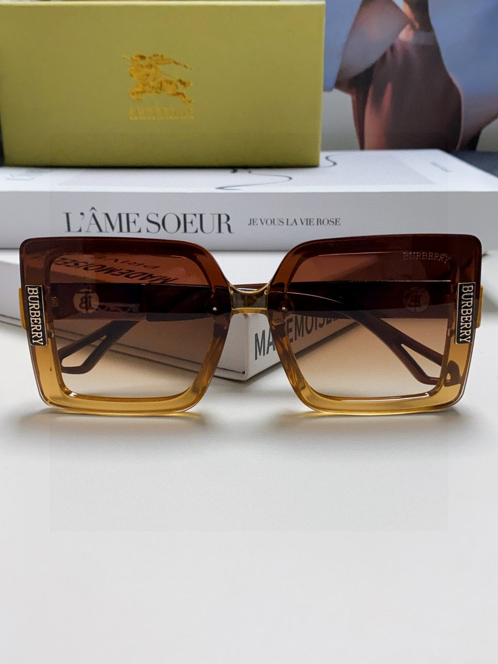 Burberry Fashion Brown Lens Sunglasses for Men & Women - 399101 - detail image 6