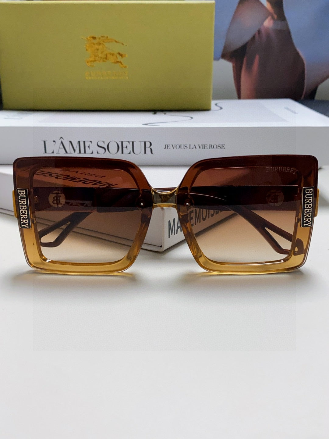 Burberry Fashion Brown Lens Sunglasses for Men & Women - 399101 - detail image 6