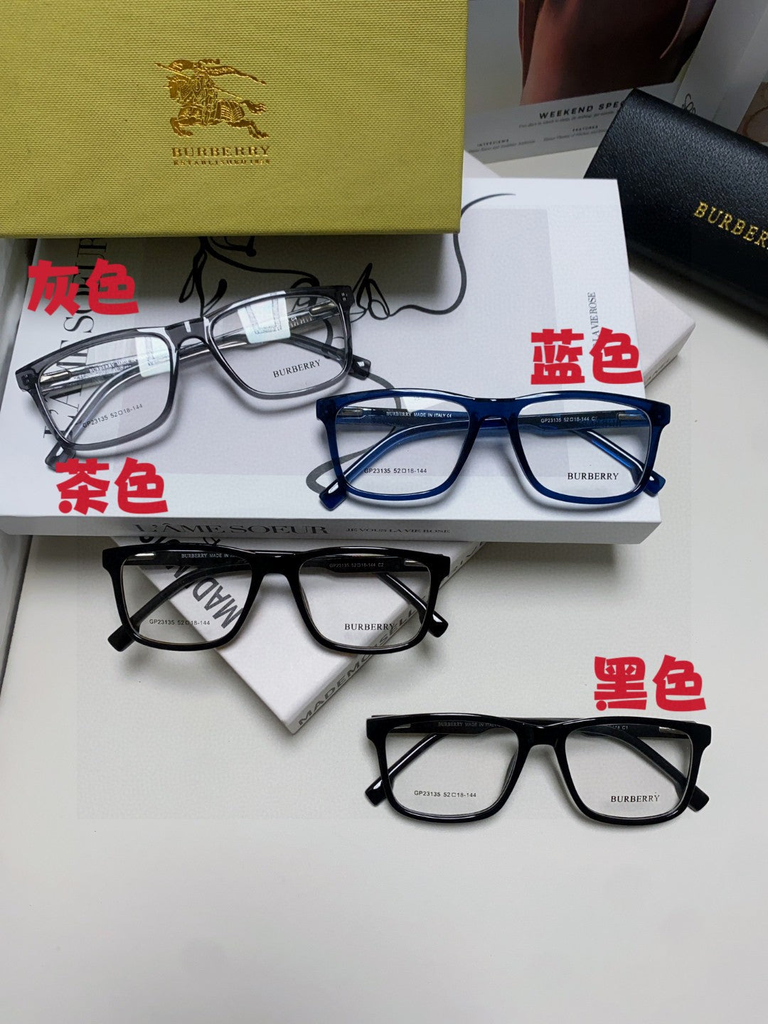 Burberry Fashion Gray Lens Sunglasses for Men - 399103 - detail image 9