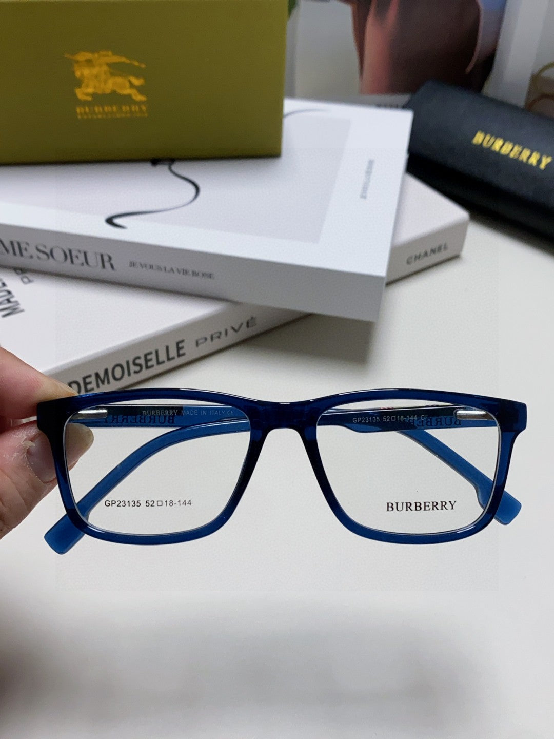 Burberry Fashion Blue Lens Sunglasses for Men - detail image 3