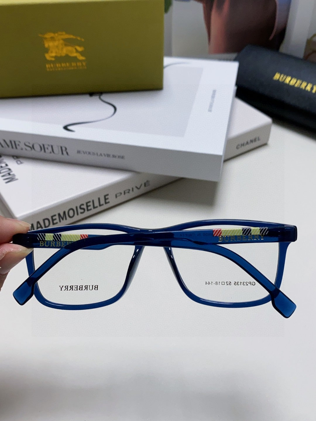 Burberry Fashion Blue Lens Sunglasses for Men - detail image 4