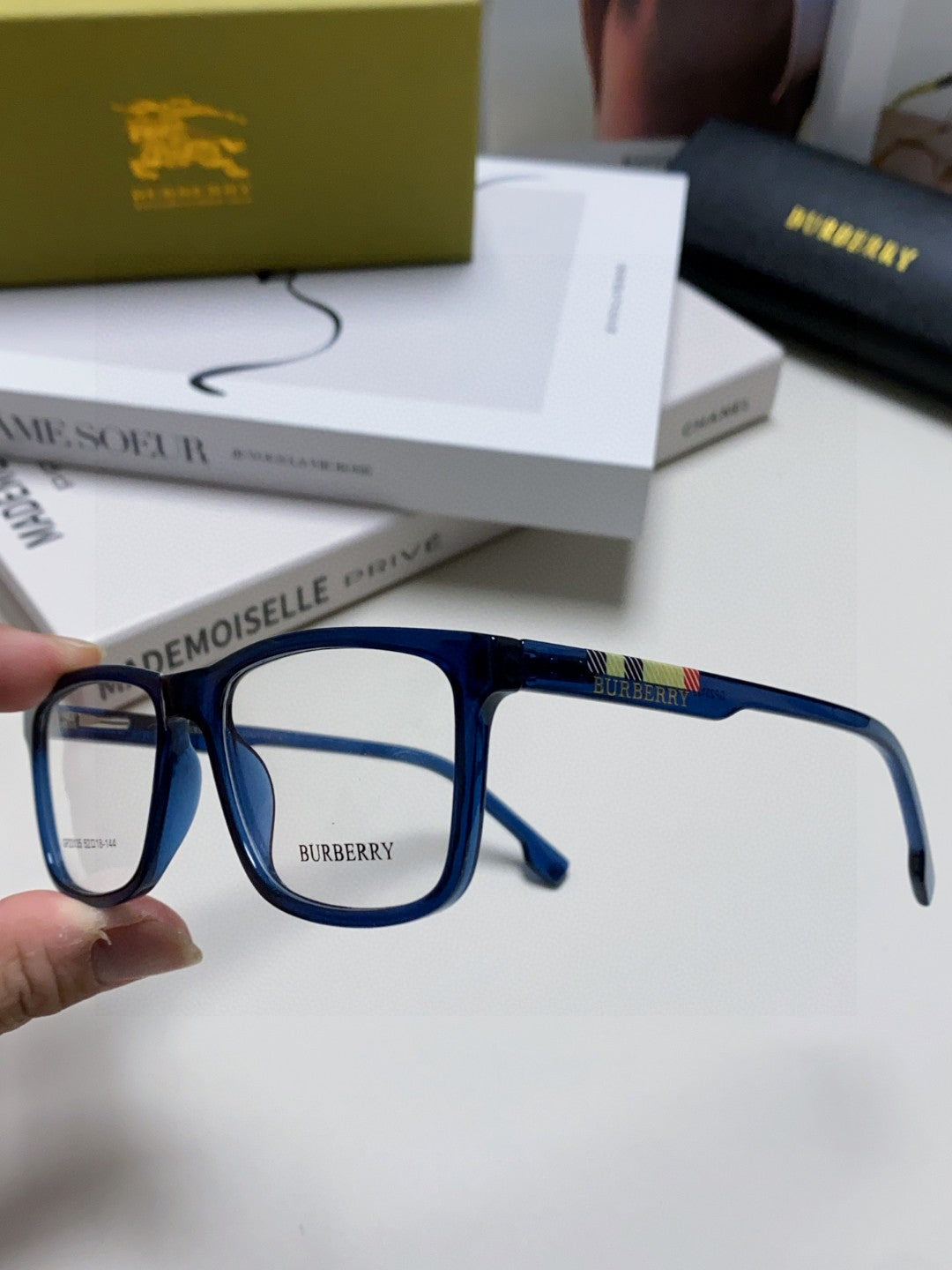 Burberry Fashion Blue Lens Sunglasses for Men - detail image 5