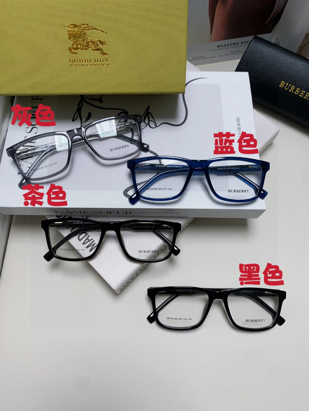 Burberry Fashion Gray Lens Sunglasses for Men - 399105 - detail image 9