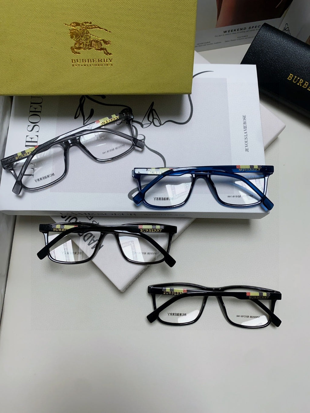 Burberry Fashion Gray Lens Sunglasses for Men - detail image 8