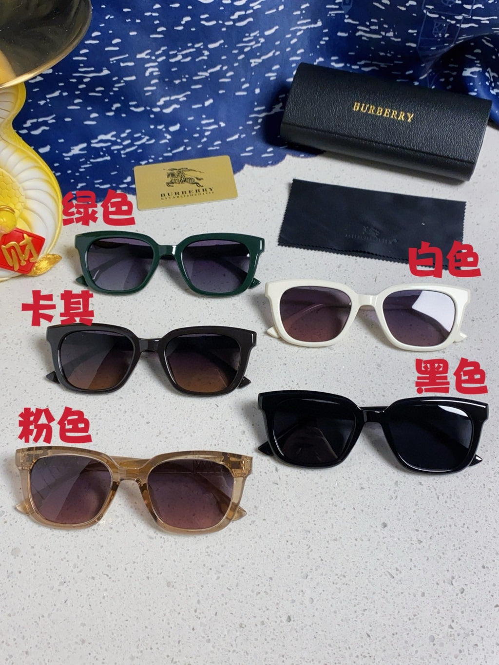 Burberry Polarized Fashion Silver Lens Sunglasses for Men & Women - 399109 - detail image 11