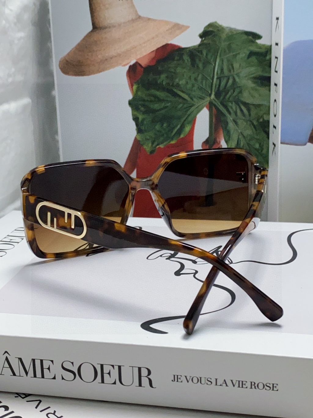 Fendi Square Brown Lens Sunglasses for Men & Women - 399285 - detail image 2