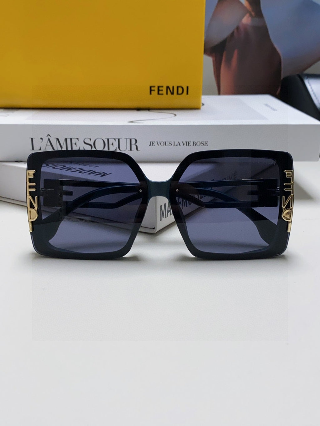 Fendi Fashion Blue Lens Sunglasses for Women - 399286 - detail image 7