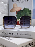 Fendi Fashion Blue Lens Sunglasses for Women