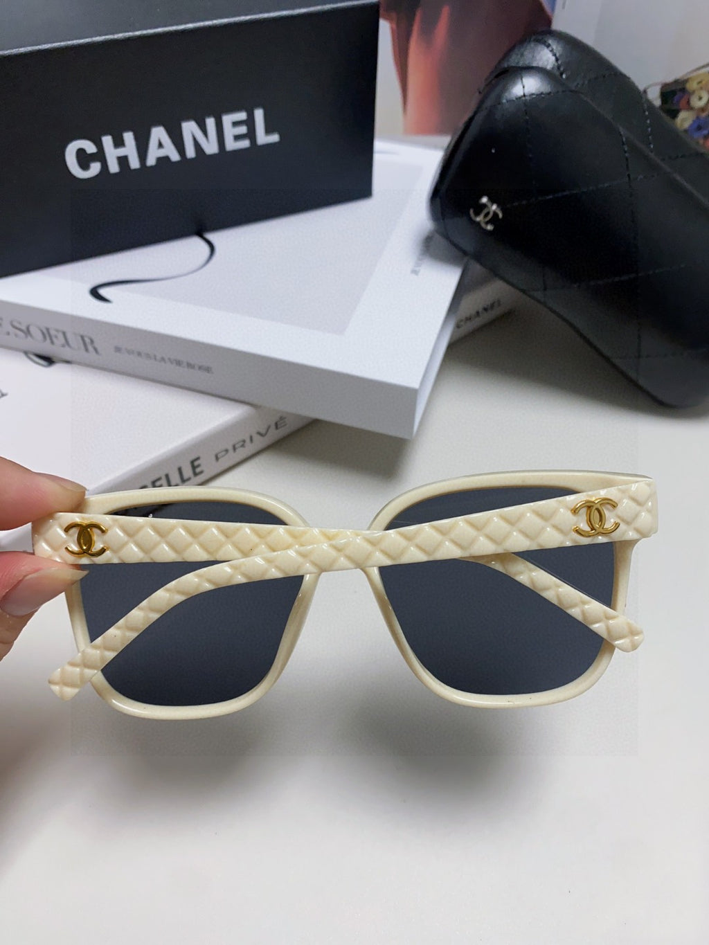 Chanel Square Brown Lens Sunglasses for Men & Women - 431684 - detail image 3