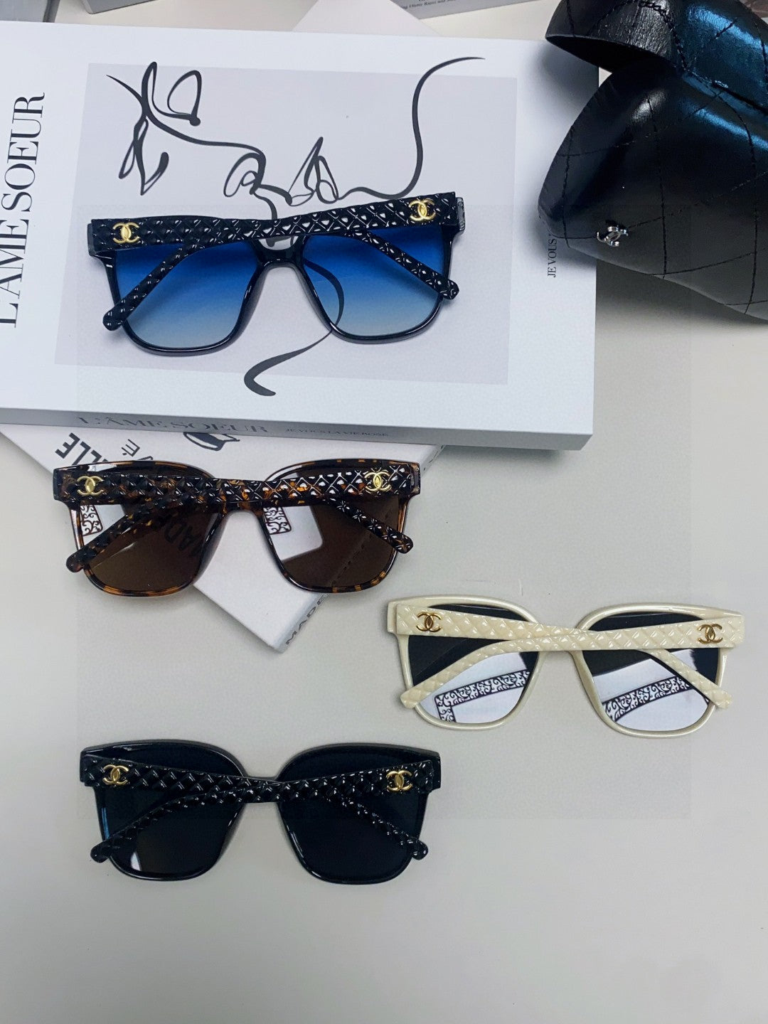 Chanel Square Brown Lens Sunglasses for Men & Women - 431684 - detail image 7