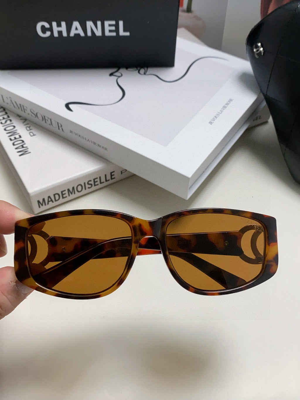 Chanel Metal Fashion Brown Lens Sunglasses for Men & Women - 431685 - detail image 3