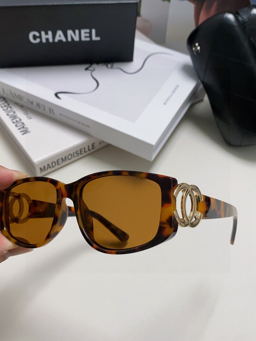 Chanel Metal Fashion Brown Lens Sunglasses for Men & Women - 431685 - detail image 5