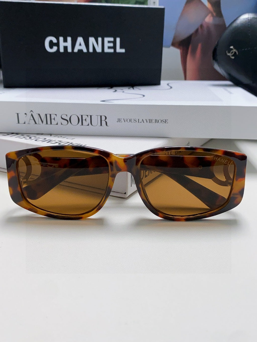 Chanel Metal Fashion Brown Lens Sunglasses for Men & Women - 431685 - detail image 6