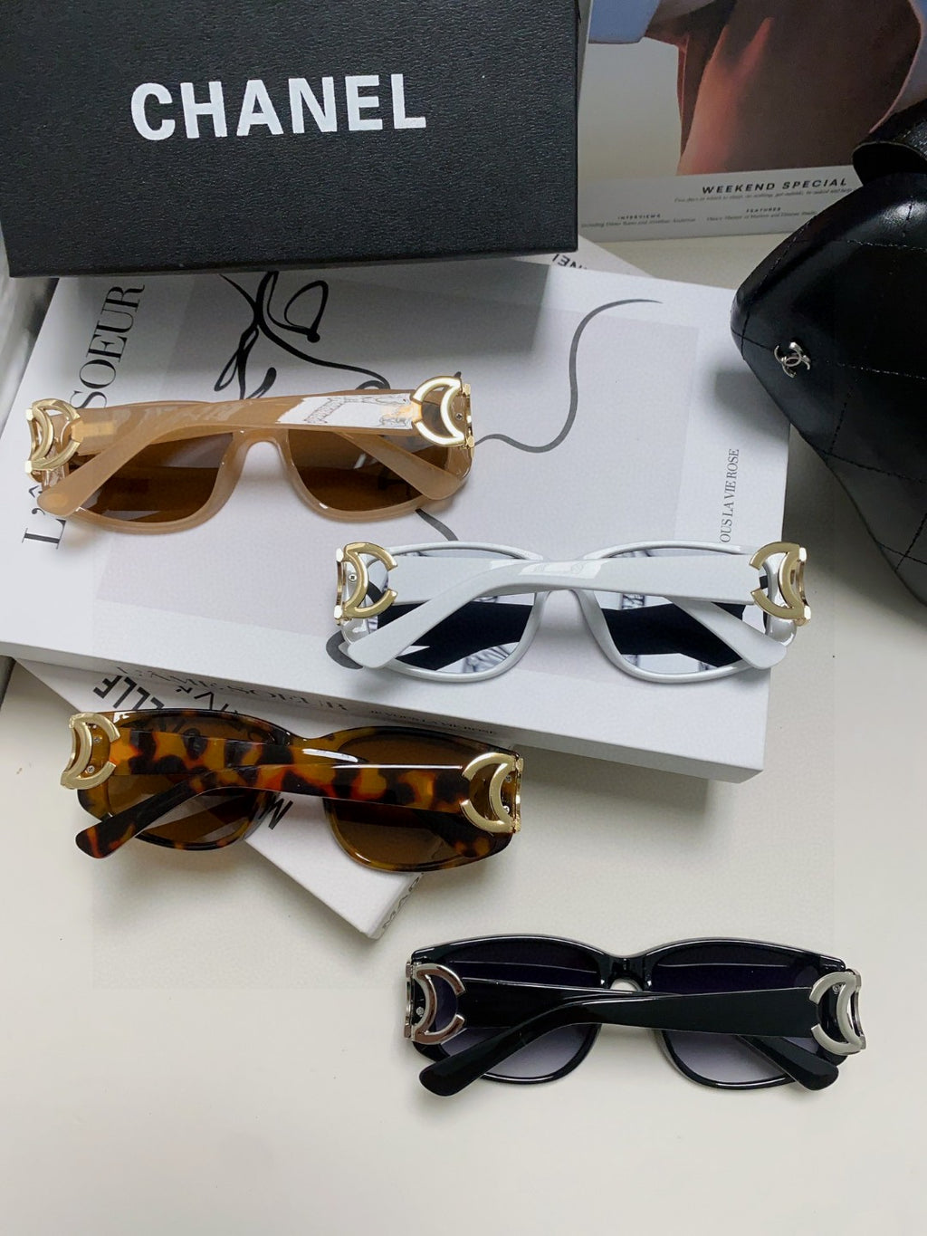 Chanel Metal Fashion Brown Lens Sunglasses for Men & Women - 431685 - detail image 8