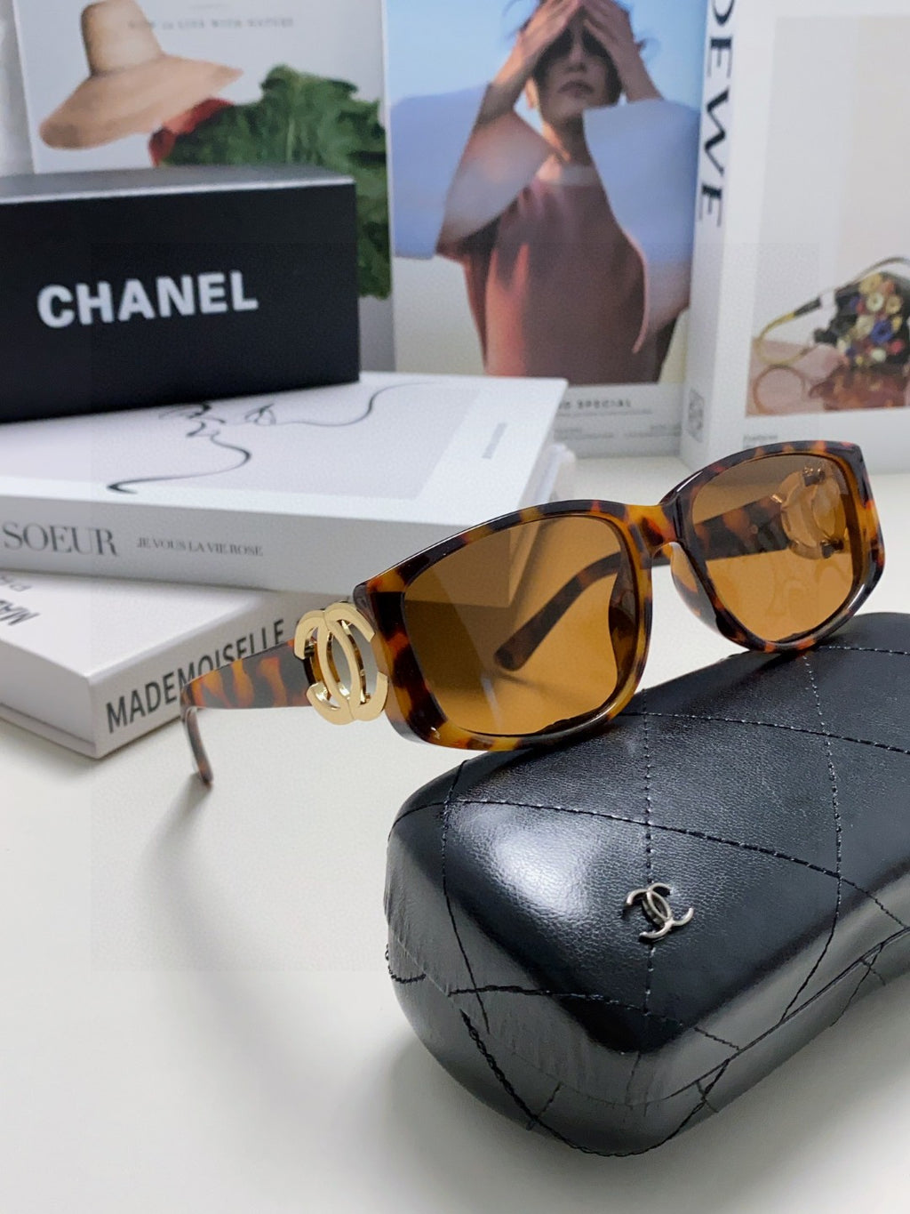 Chanel Metal Fashion Brown Lens Sunglasses for Men & Women - 431685 - detail image 7