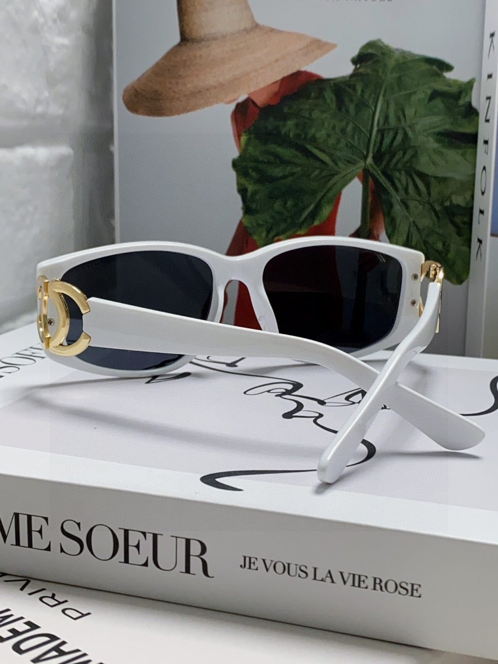 Chanel Metal Fashion Blue Lens Sunglasses for Men & Women - detail image 2