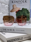 Chanel Fashion Red Lens Sunglasses for Men & Women - 431688