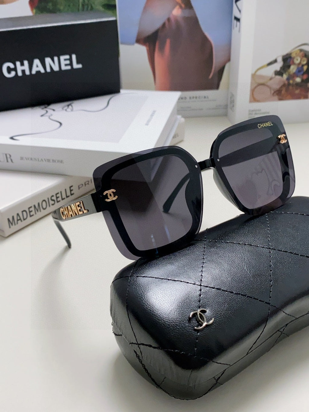 Chanel Fashion Gray Lens Sunglasses for Men & Women - 431690 - detail image 7